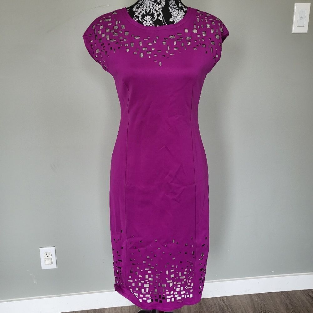 CATHERINE MALANDRINO purple Dress 8 size